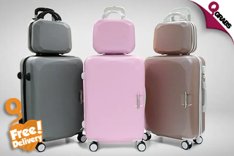 For QR249 Travel Smarter with a Two-Piece Luggage Set - With FREE Delivery! (QR499 Value)
